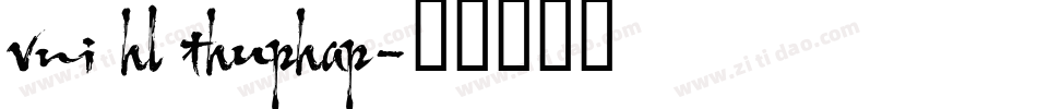 vni hl thuphap字体转换